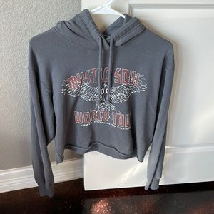 Hollister Mystic Soul crop hoodie sweatshirt